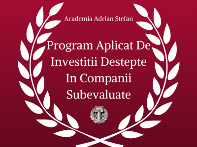 Program Aplicat de investiții deștepte în companii subevaluate