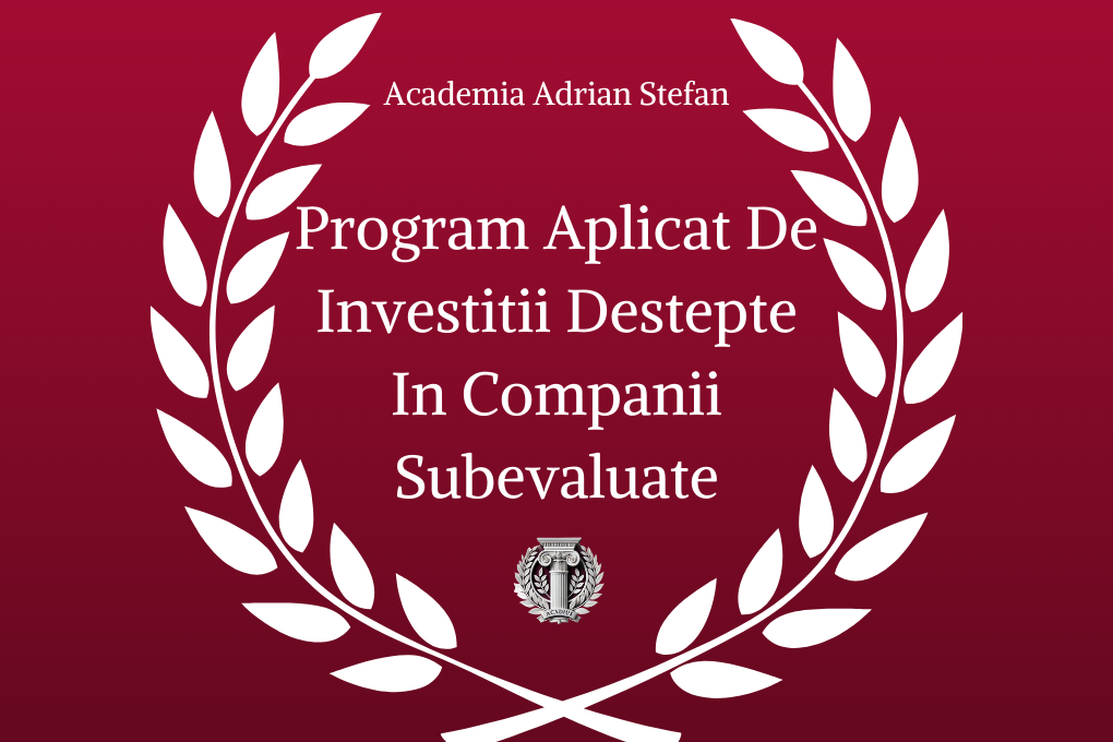 Program Aplicat De Investitii Destepte In Companii Subevaluate